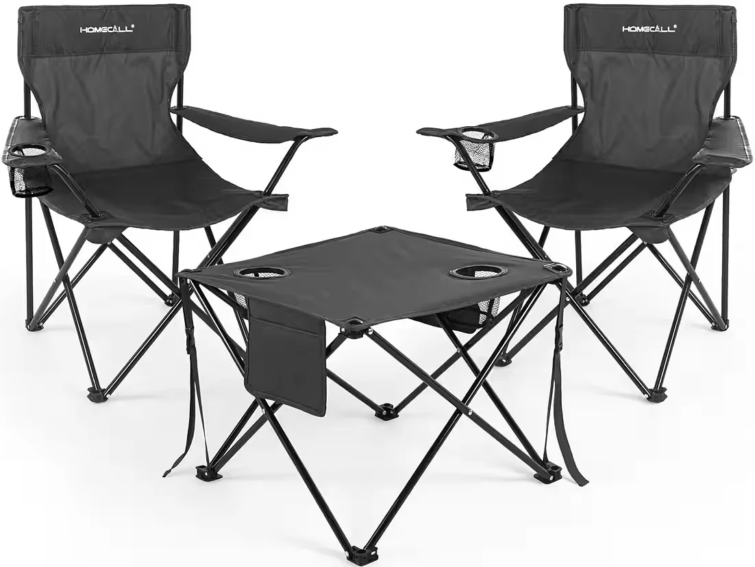 HOMECALL Campingtisch Set mit Stühlen klappbar Picknicktisch