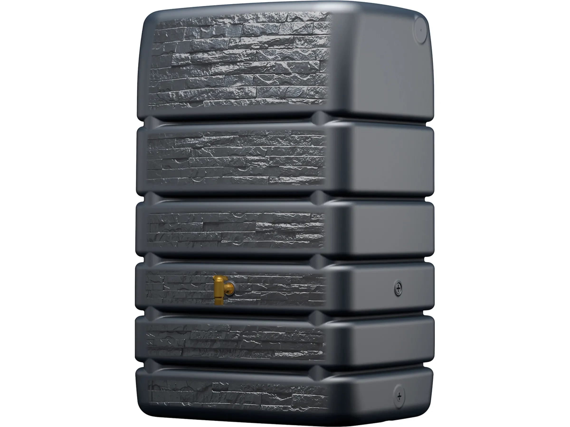 4Rain Slim Stone Decor 510 L Graphit Regentonne Regenwassertank