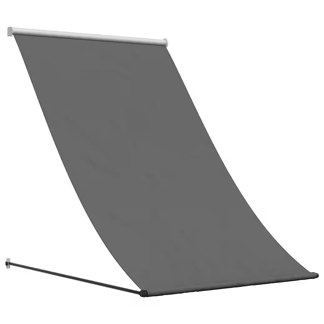 vidaXL Markise einziehbar Anthrazit 100x150 cm Stoff Stahl