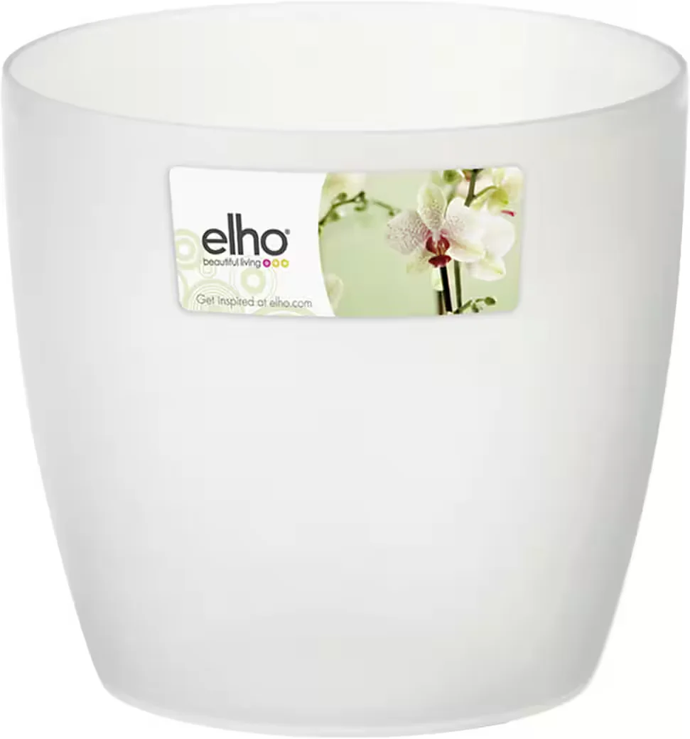 ELHO Blumentopf Brussels Übertopf 12,5 cm Durchmesser 15,2 cm Höhe