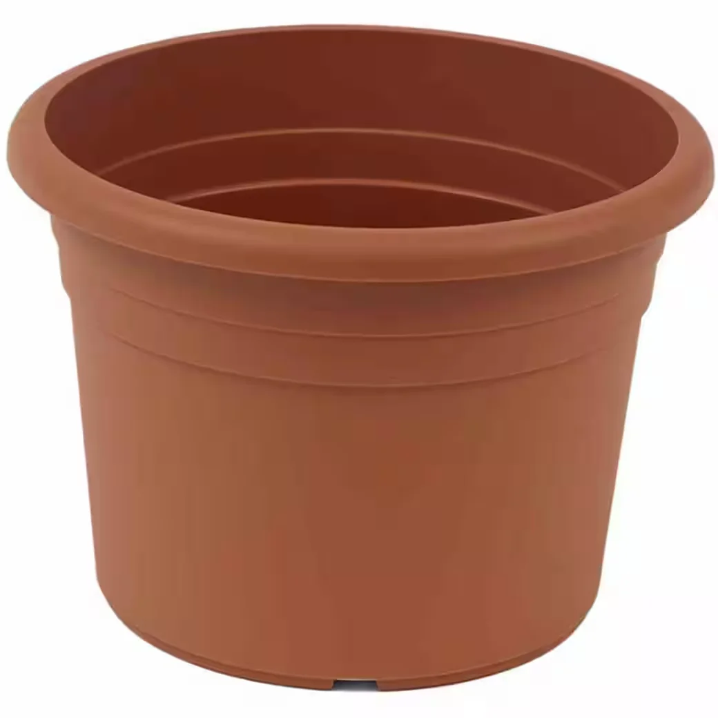 GARDAMO CILINDRO Pflanzkübel 15 cm terracotta Kunststoff Bodenlöcher