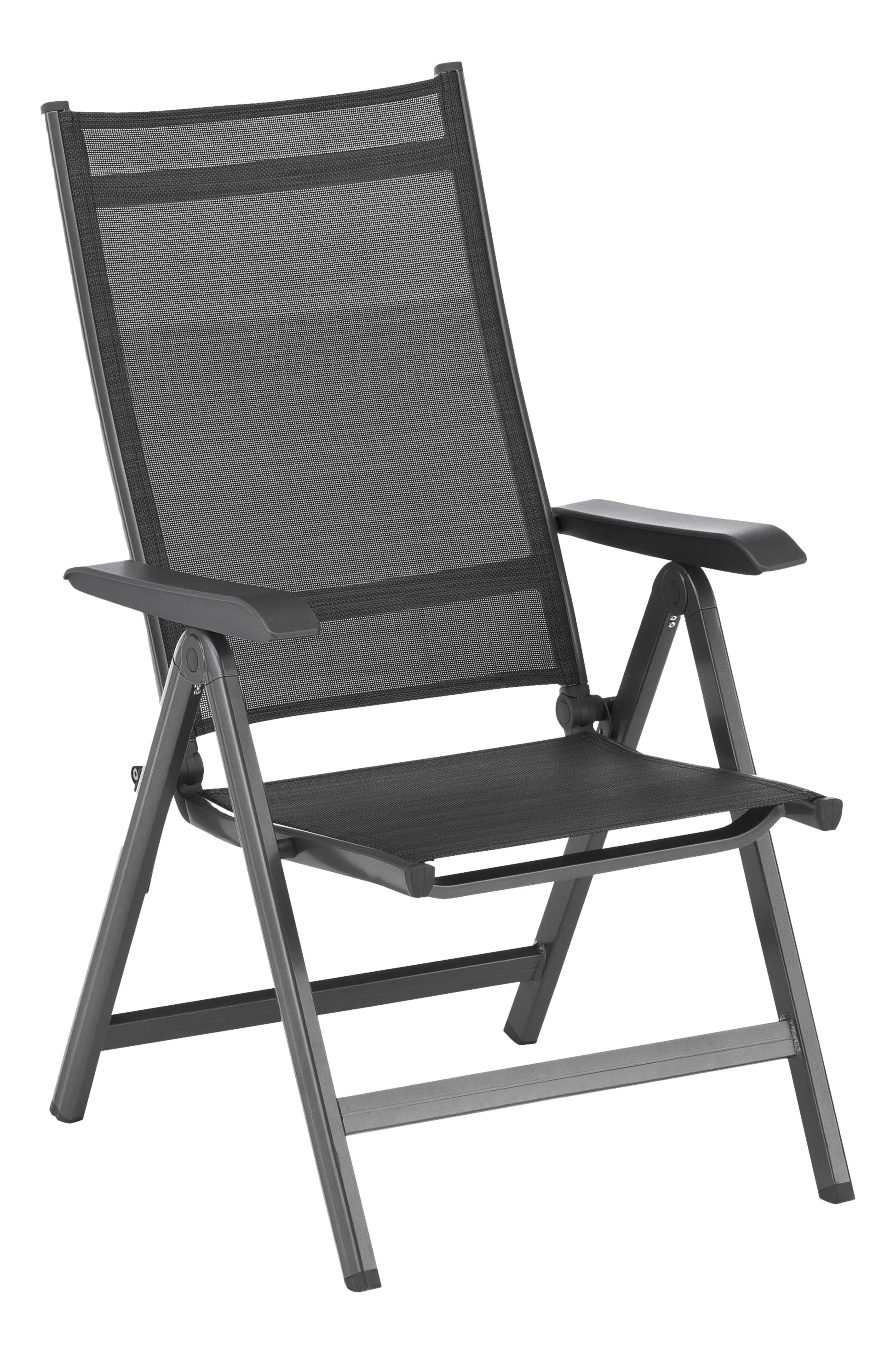KETTLER BASIC PLUS Multipositionssessel anthrazit Alu Outdoorgewebe