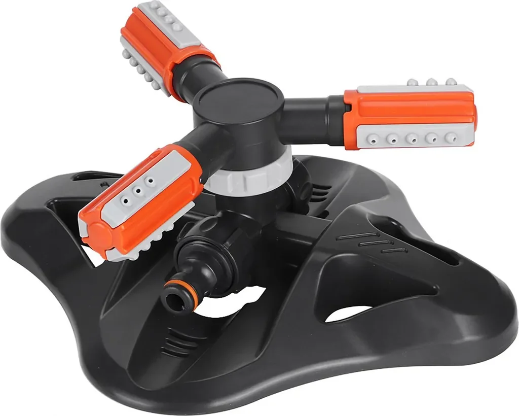 Cocosity automatischer 3-Arm Rasensprenger 360 Grad für Garten Rasen