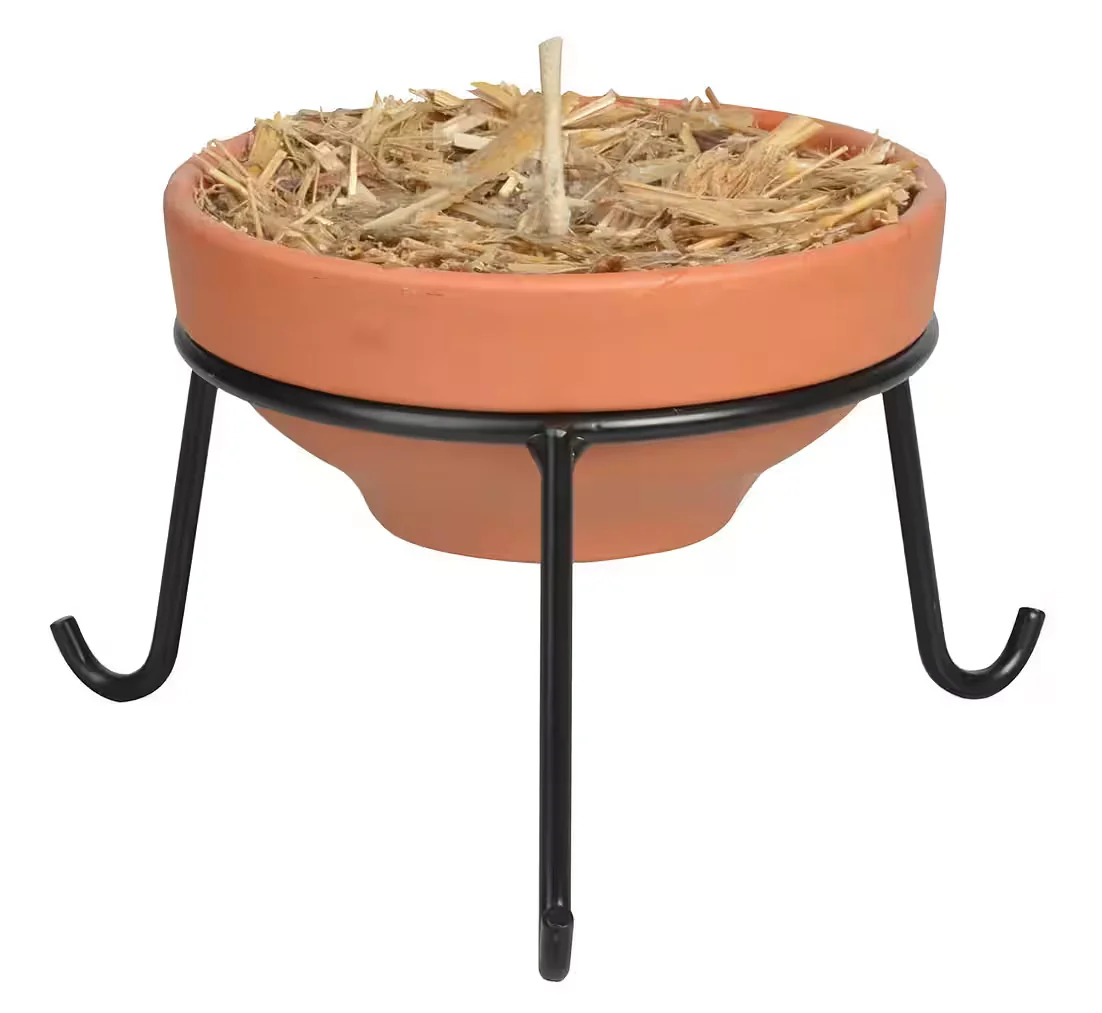 ESSCHERT DESIGN Ständer für Feuertopf FF124 schwarz 15x15x10 cm