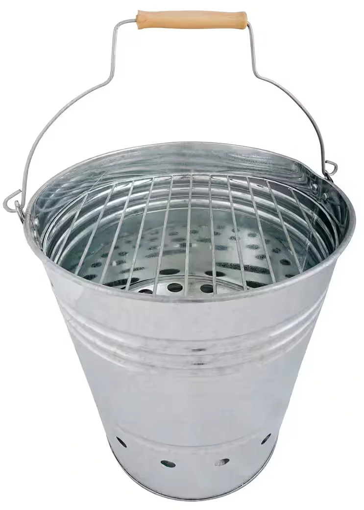 ESSCHERT DESIGN Grilleimer Minigrill Picknickgrill für Garten BBQ