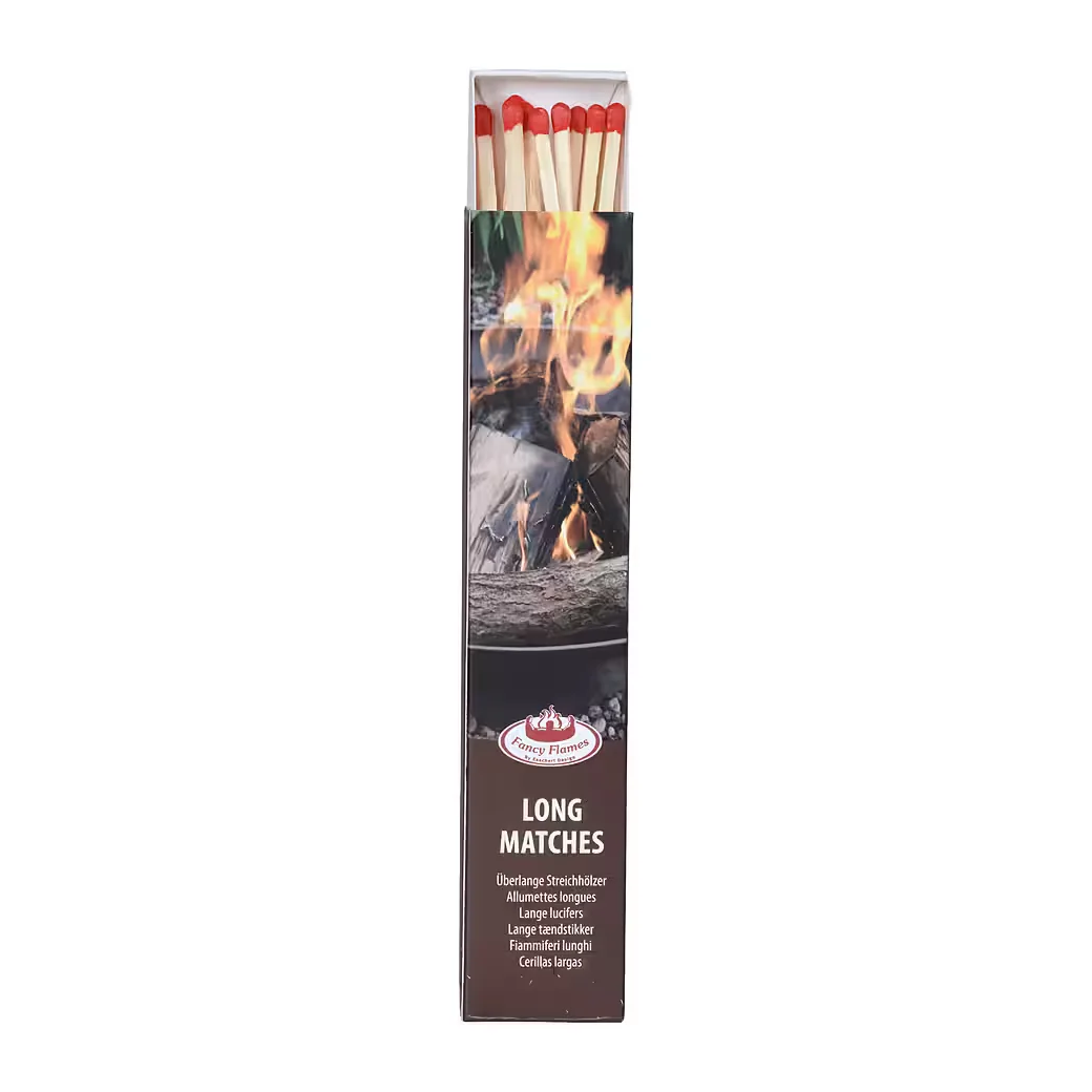 ESSCHERT DESIGN Extra lange Streichhölzer 20 cm für Kamin und Grill