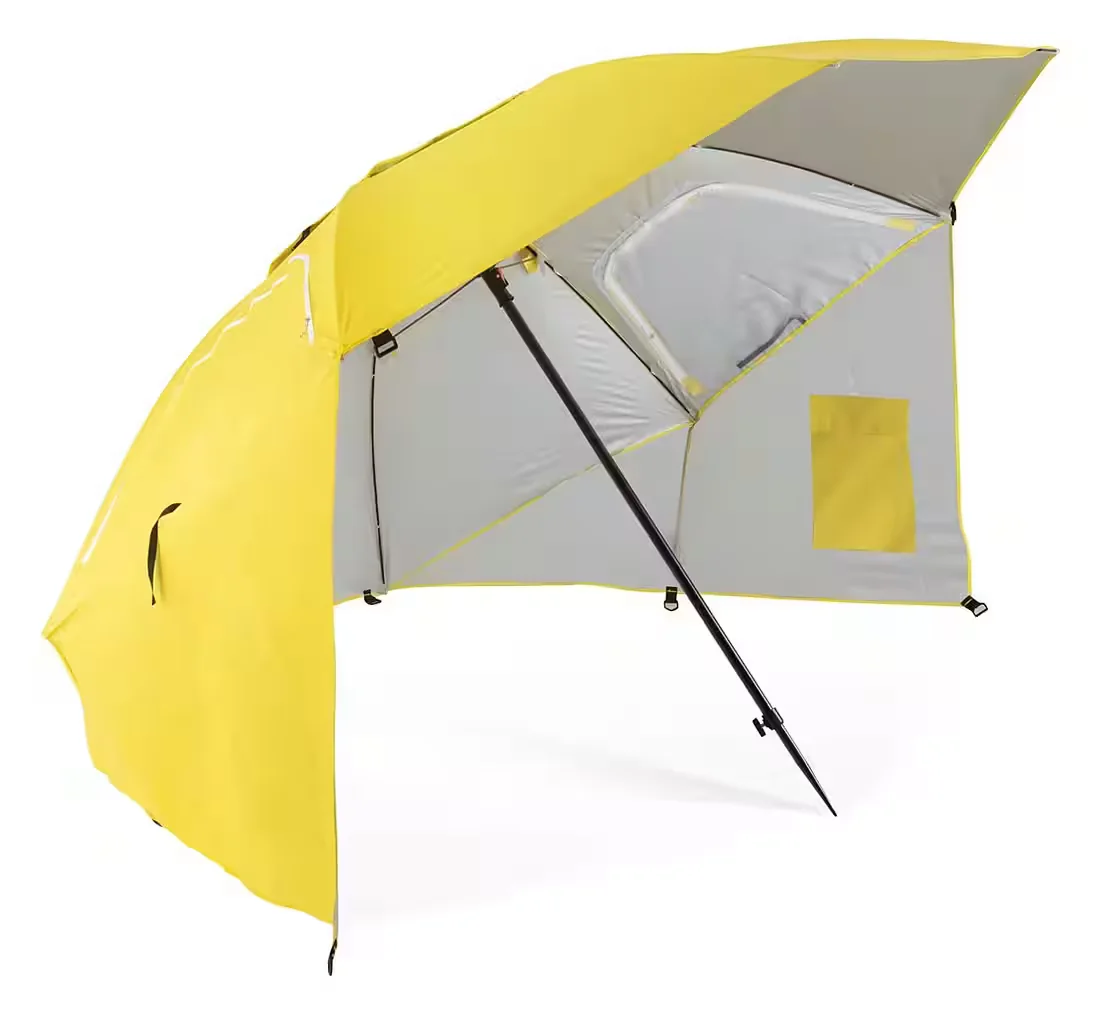 STAGECAPTAIN Strandmuschel UM-210 Shady mit Ständer UV Schutz