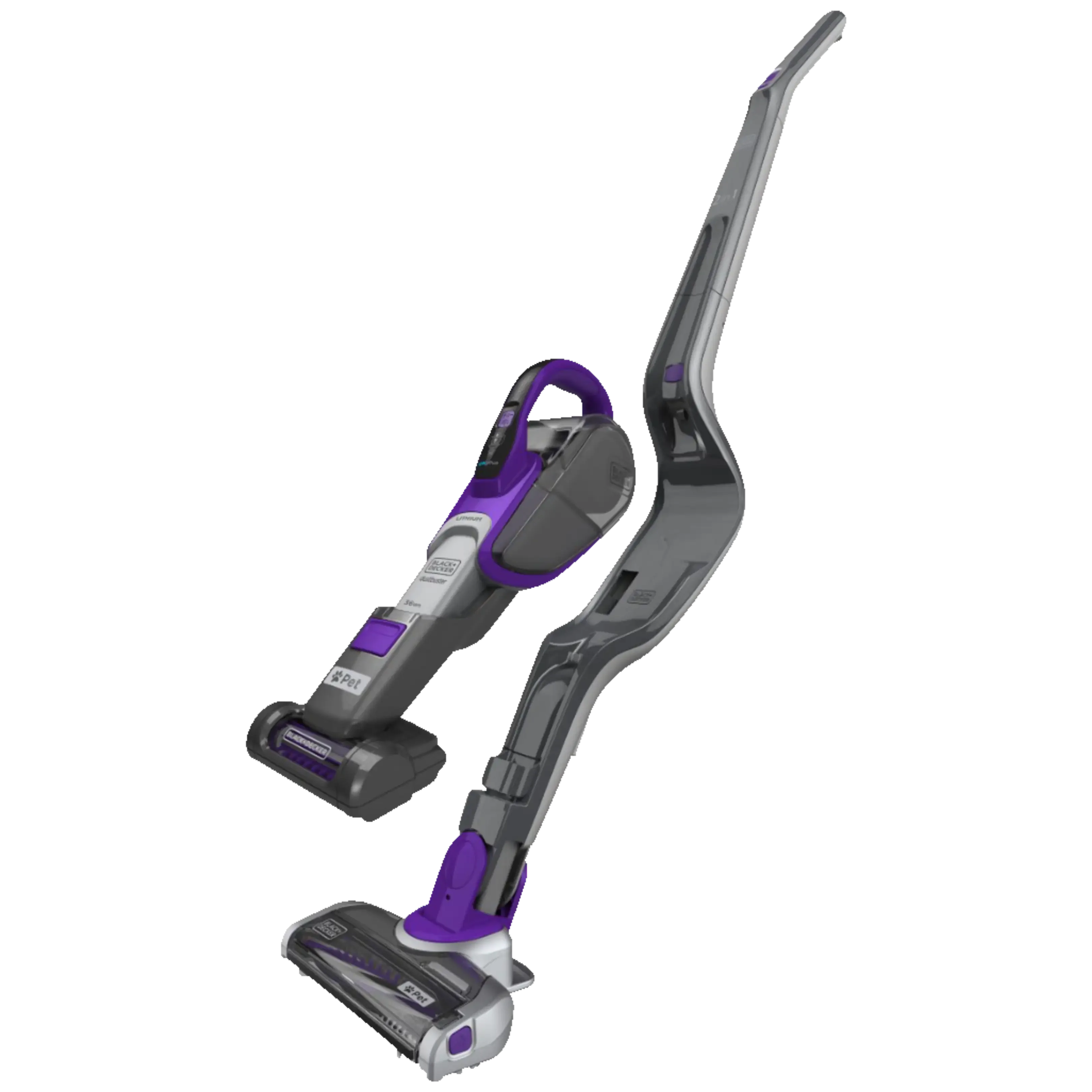 BLACK+DECKER SVJ520BFSP 2in1 Lithium Stielsauger SmartTech Pet 36 W